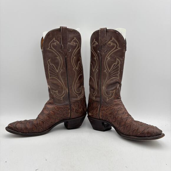 Vintage Ant Eater Leather Western Boots Men\'s 9.5D Cowboy Workwear main image 7